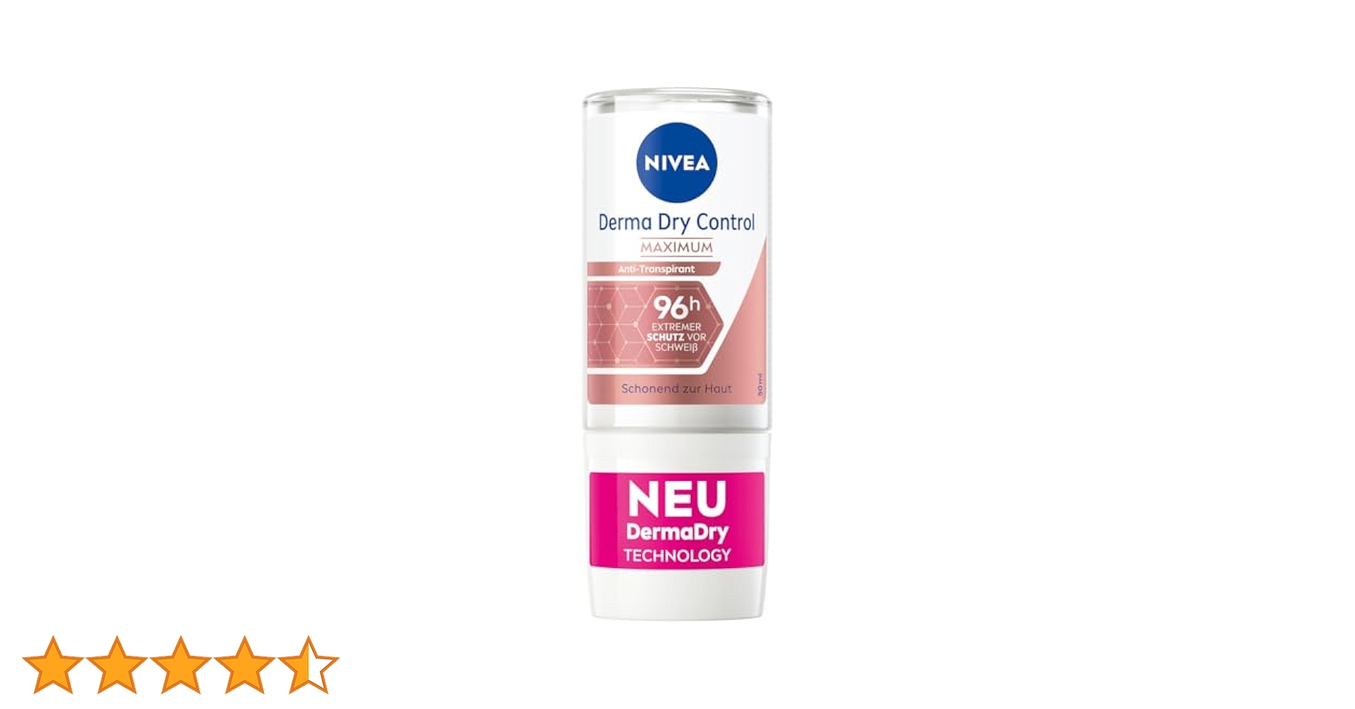 制汗・デオドラント NIVEA Derma Dry Control 96H 50ml NIVEA Derma Control Maximum Protection Anti Perspirant